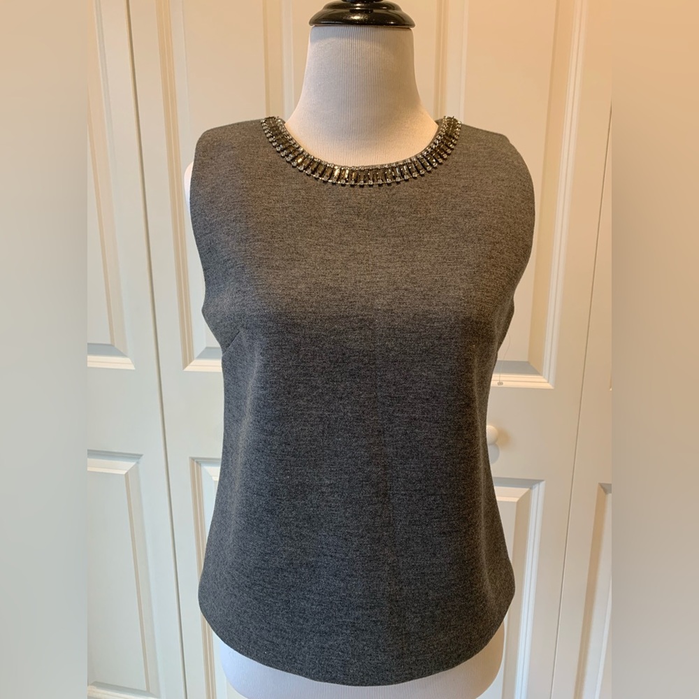 Fall Shopping! Cynthia Rowley Top Bedazzled Neckline